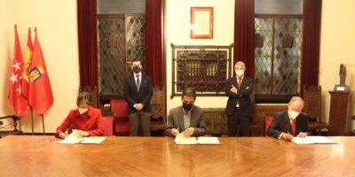 El Ayuntamiento de Alcalá de Henares firma un convenio de colaboración con el Colegio Oficial de Ingenieros de Telecomunicación y la AEITM para potenciar el desarrollo tecnológico y económico de la ciudad